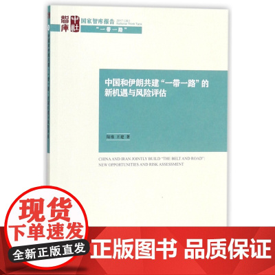 中国和伊朗共建一带一路的新机遇与风险评估/国家智库报告