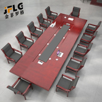 金菲罗格大型油漆实木贴皮会议桌