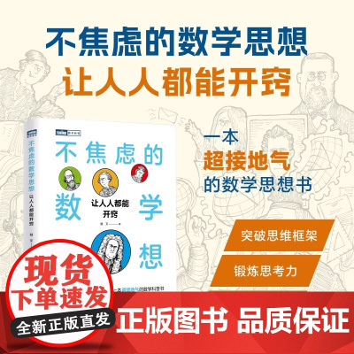 不焦虑的数学思想 让人人都能开窍 贼叉 著 科普读物