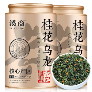 年度桂花乌龙茶桂花茶高山2026新茶叶铁观音浓香型乌龙茶罐装