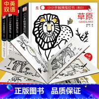 小小手触摸推拉书:黑白(套装共4册) [正版]宝宝的第一本触摸书 早教触摸书婴儿书感官刺激绘本 那么大地板书 1岁撕不烂