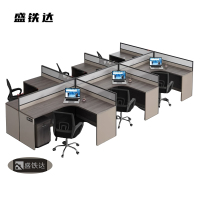 盛铁达 T型六人位2400*4200*1100mm STD-XXPF12 张