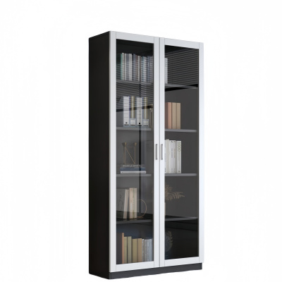 攸形双门玻璃柜800*320*1800mm台