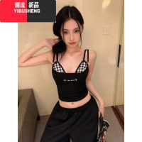 YIBUSHENG蓝色宽松休闲裤女季松紧腰直筒阔腿裤子薄款运动裤显瘦拖地长裤