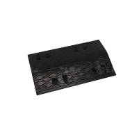 翌嘉YJ5011419 橡胶减速带道路公路汽车停车场限速缓冲橡胶减速带 菱型 500*350*50