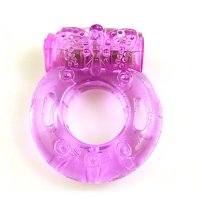 赠品专用勿拍!电子延时震动环阳具环阴茎环成人情趣男用水晶套锁精环 震动延时套环[新疆西藏不送]非倍力乐