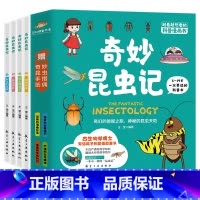 奇妙昆虫记 全4册 [正版]奇妙昆虫记 全套4册 6-7-12岁儿童科普漫画书小学生中国古生物学博士写给孩子的昆虫故事少