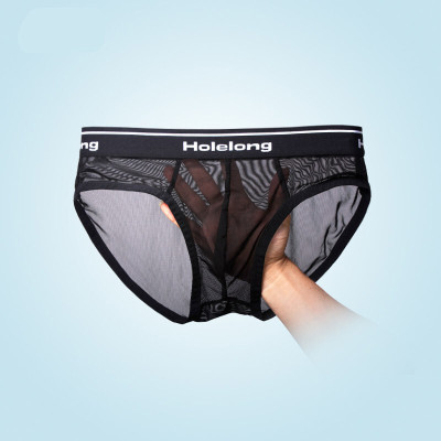 波迷娜(bomina)男生内裤高中生内裤男士卡通内裤全透明内裤男性感三角