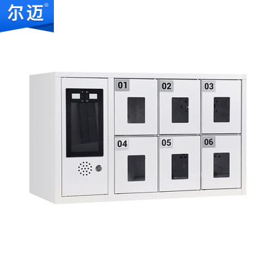 尔迈 智能手机存放柜充电柜人脸识别寄存柜智能保管柜存储柜6门
