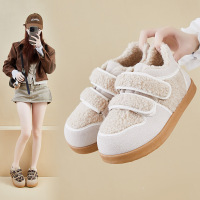 内增高冬季加绒小白鞋新款韩版ins女学生板鞋休闲保暖