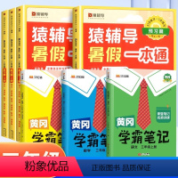 [2升3]24版暑假一本通+3上学霸笔记语数英(人教版) 小学通用 [正版]2024猿辅导暑假一本通小学一年级暑假作业全