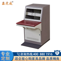 鑫虎威 拼装单联监控台一联琴式操作台定做电脑监控桌安防机柜控制台组装车间PLC安防机柜控制台