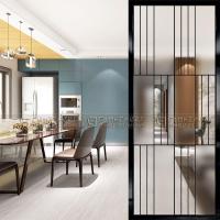 森美人现代简约入玄关屏风卧室隔断墙客厅过道双面透光办公室轻奢折屏