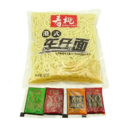 寿桃牌车仔面乌冬面单包港式配带酱料新鲜意大利面