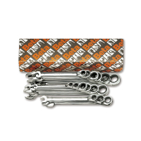 百塔(Beta) 142/S15 公制双向棘轮两用扳手组套