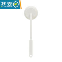 敬平家用清洁刷瓷砖浴缸清洁刷强去污吸水长柄可替换海绵刷 白色长柄海绵刷一个刷子