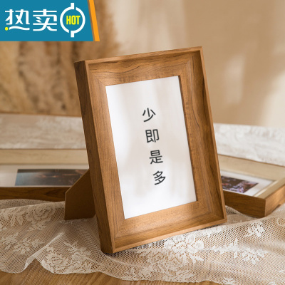 敬平简约画框外框5寸6寸7寸8寸10寸12寸挂墙洗照片加相框摆台竖横 原木色 A4[挂摆两用]内径21*29.7