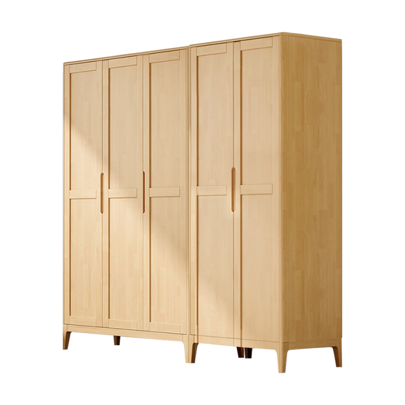臻远ZY4031134 简约实木衣柜五门收纳柜