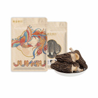 黄金果农羊肚菌80克袋装精选野生菌菇干品天然营养健康美味