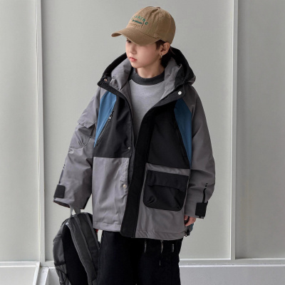 男童冬装羽绒服加厚新款儿童可拆卸三合一中大童冬季冲锋衣潮