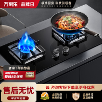 万家乐AY8燃气灶双灶具猛火爆炒 适配多种开孔尺寸 一级能效 63%热效率 全进风 5.2KW天然气快速点火