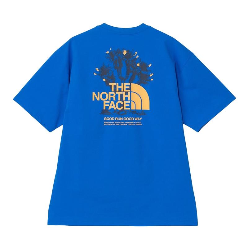 THE NORTH FACE/北面男士短袖速干T恤潮流印花休闲跑步训练半袖圆