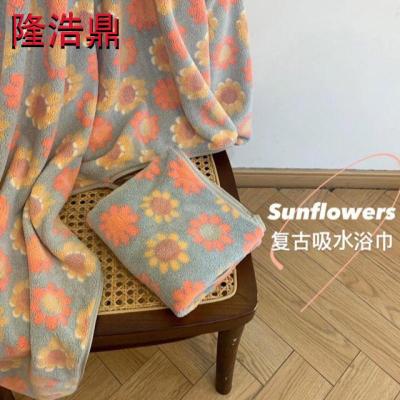 馨帮帮杂货铺+可穿可裹浴巾毛巾+家用纯棉吸水速干不毛浴巾女夏