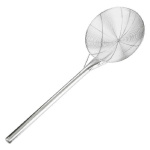 304不锈钢大笊篱特大长柄食堂专用长柄捞勺钢丝过滤网工业大漏勺