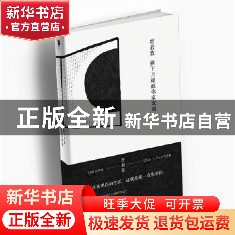 正版 摘下月球砸你家玻璃 贾若萱[著] 江苏凤凰文艺出版社 978755