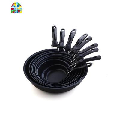 铸铁迷你平底锅12寸不粘锅20寸小号煎锅电磁炉通适专用 FENGHOU (锅口直径26cm)送竹铲+海绵布