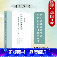 [正版] 2024新 执行法律适用方法与常见实务问题327例 邵长茂 执行案件案例研究办案参考 保全执行 行政刑事涉财