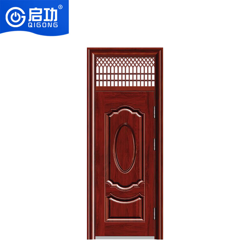 启功防盗门锌合金住宅民房单位小区入户平开防盗门QG-JZFDM4400
