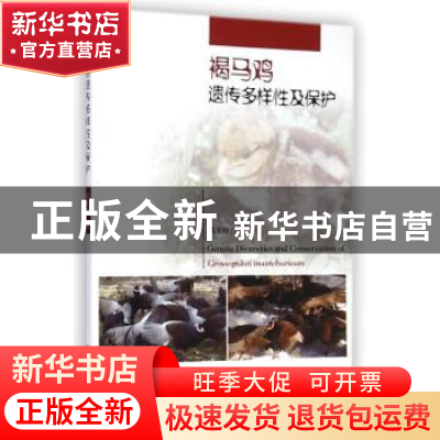 正版 褐马鸡遗传多样性及保护 武玉珍著 中国林业出版社 97875038