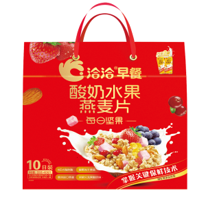 洽洽坚果水果酸奶燕麦片10装