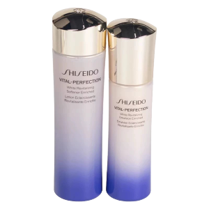 资生堂SHISEIDO悦薇水乳中样紧颜亮肤水75ml乳液50ml小样试用套装 滋润型