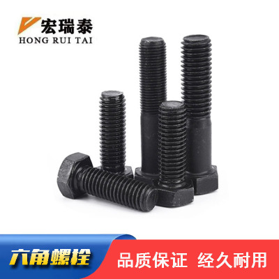 宏瑞泰 发黑六角螺栓带母平垫 M16*75 个