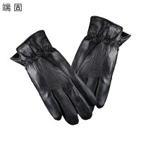 端固防寒羊皮手套拼皮D32T/副
