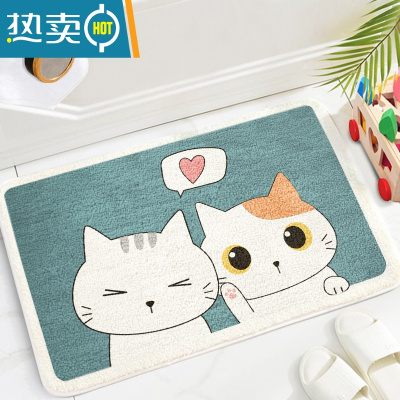 敬平浴室吸水垫卫生间门垫脚垫卧室进门家用地毯浴室门口防滑地垫子防滑垫