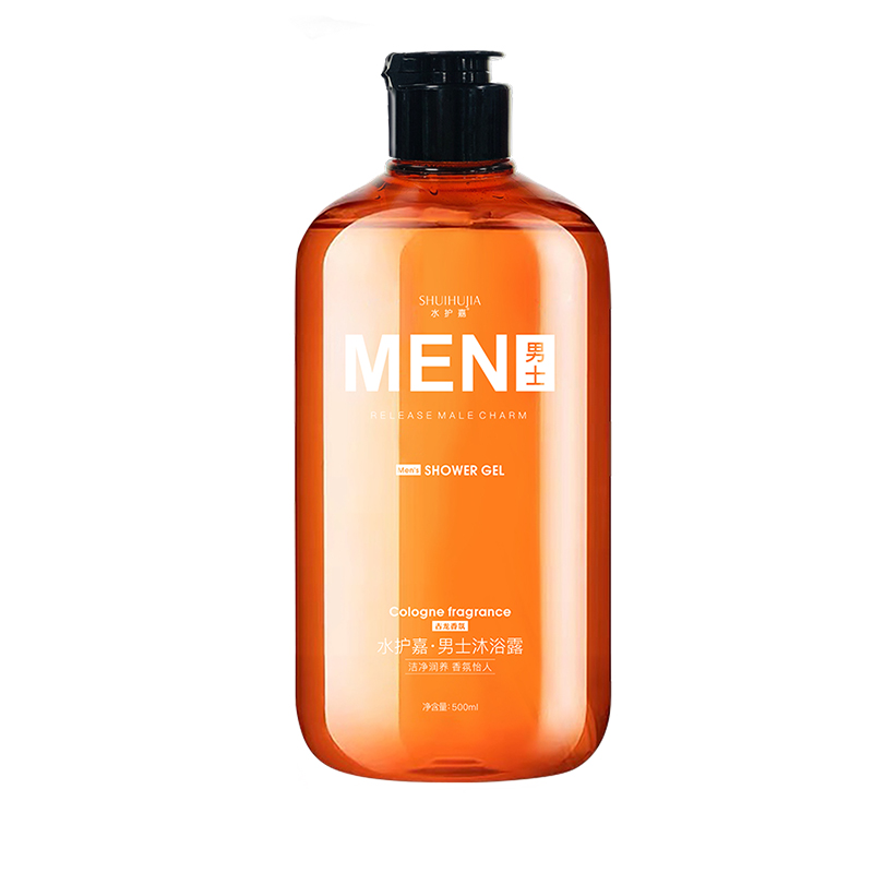 水护嘉 男士魅惑香水沐浴水润清爽古龙香氛持久留香 沐浴露500ml