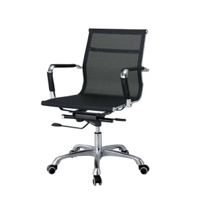 汉诺鑫威员工电脑椅简约职员办公椅办公室时尚弓形座椅可升降靠背透气网椅