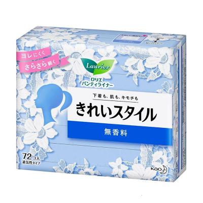 花王美丽自在进口护垫14cm 72片无香型干净清爽 卫生巾姨妈巾