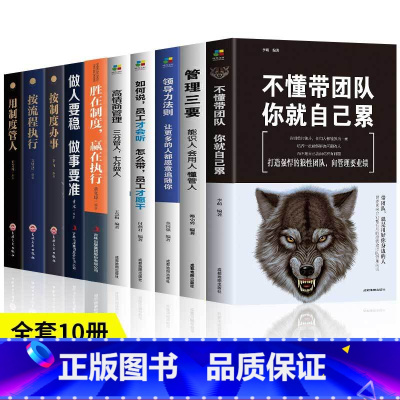 [正版]全套10册不懂带团队你就自己累高情商管理三分管人七分做人别输在不懂管理上企业领导力销售营销员工餐饮酒店类管理方面