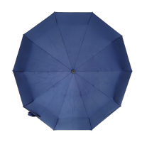 明壹行 MYX-ZDS01 23寸10骨三折黑胶自开收伞 (计价单位:把) 蓝色