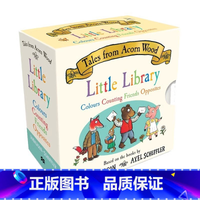 橡树林的故事:#5—#8(4册盒装) [正版]英文原版茱莉亚唐纳森作品Tales From Acorn Wood Tre