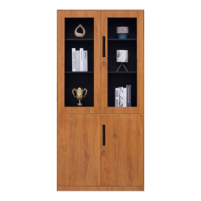 臻远ZY-WJGC-45钢制文件柜窄边拆装转印柜 黄木纹大器械文件柜