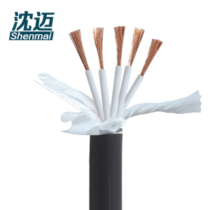沈迈 铜芯软电缆 TRVV-5*4平方 /米
