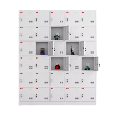 迅迈 三十门工具充电柜(钥匙锁)电动工具充电柜 工地对讲机存放柜 手电钻锂电池集中充电保管箱