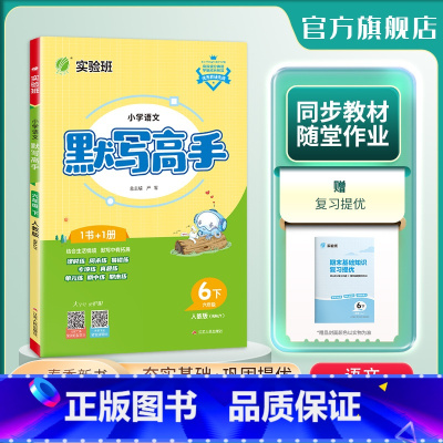 语文 六年级下 [正版]2024年春 小学语文默写高手六年级下册人教版 6年级下册RJ版课前预习阶段专项复习真题自测强化