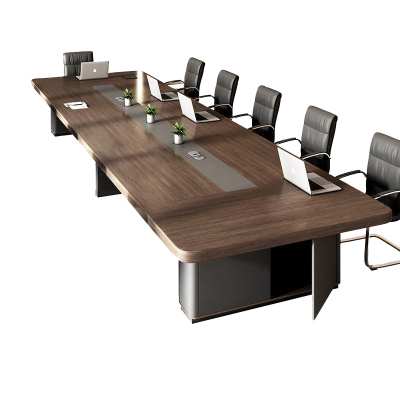 苏宁 质凡 现代简约会议桌长条大型会议桌/ZF-HYZ067/3000*1400*750mm 不含椅