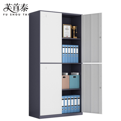 芙首泰通双节文件柜套色900*400*1850mm台